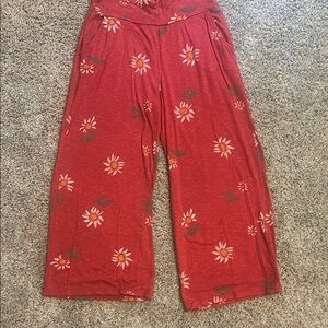 Toad&Co Red Casual Cropped Pants